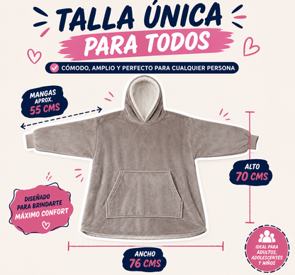 Maxi Polerón Felpa con Capucha – El calor más cómodo de este invierno 🔥❄️