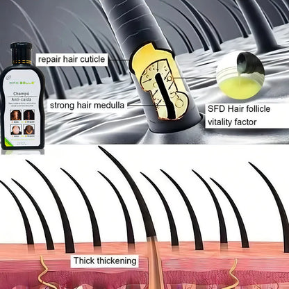 Shampoo Anticaida  Hair Care Disaar - Cabello Más Fuerte y Saludable 🧴