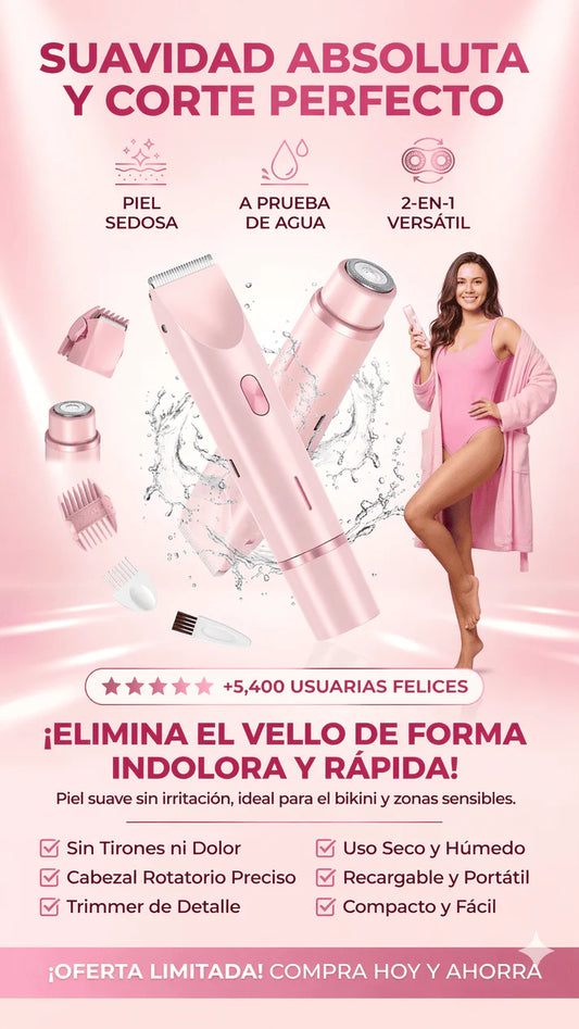 SilkGlide 2-in-1 | Suavidad sin irritación